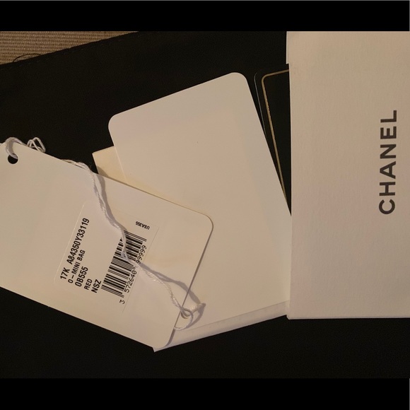 Chanel O-Mini Red Caviar Chevron Quilted WOC NEW!! - Picture 8 of 8